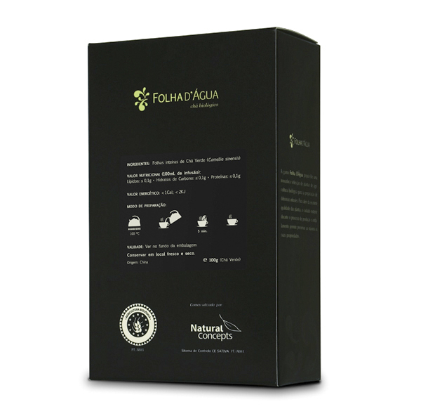 Back tea Packaging - Folha D'Água