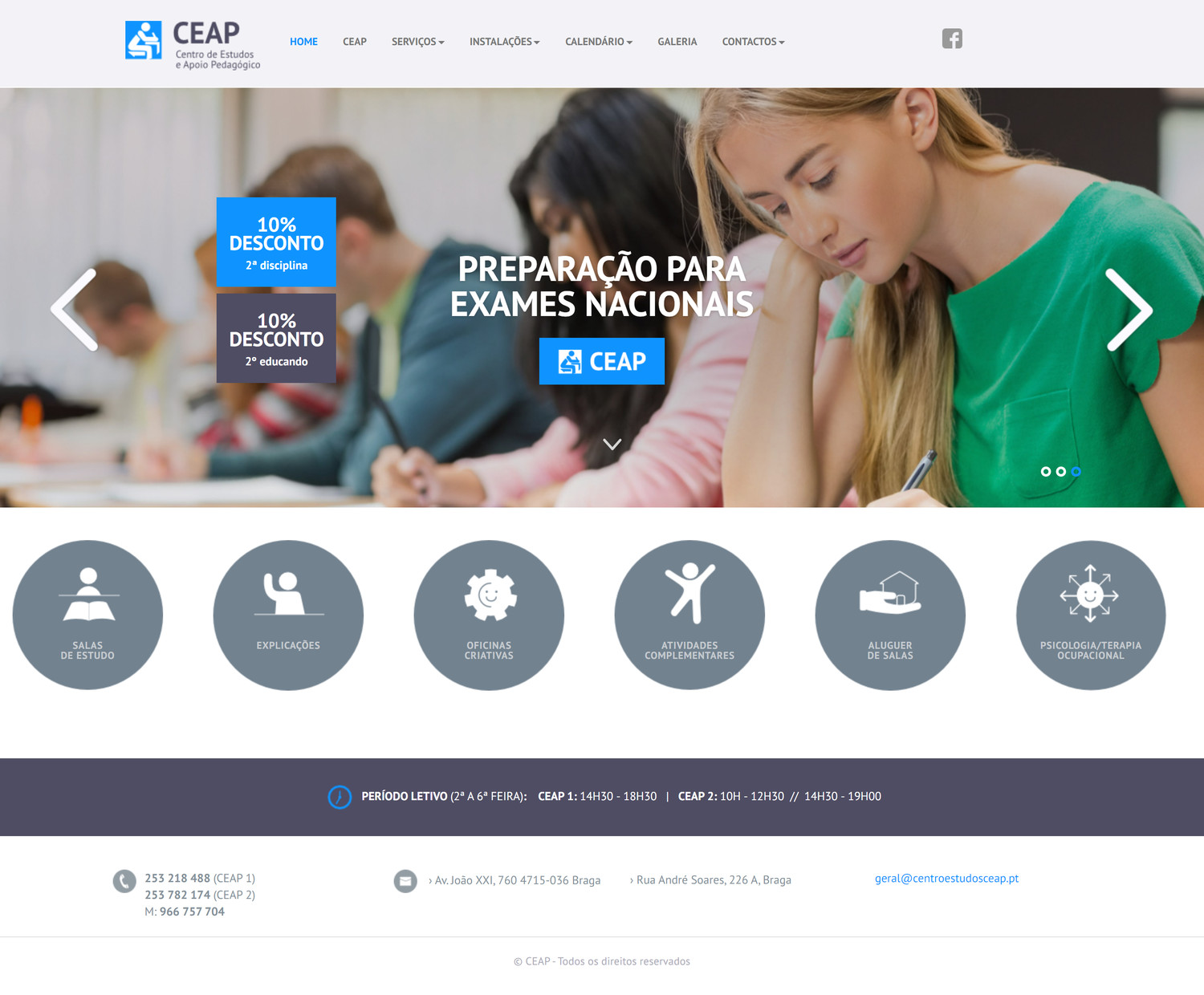 Website CEAP - homepage - desktop slide3