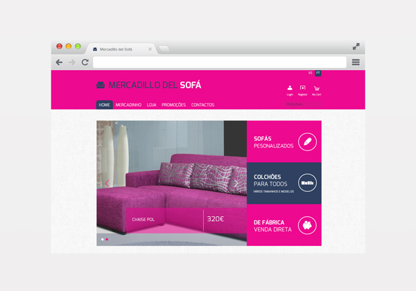 Website - Homepage - Mercadillo del Sofa